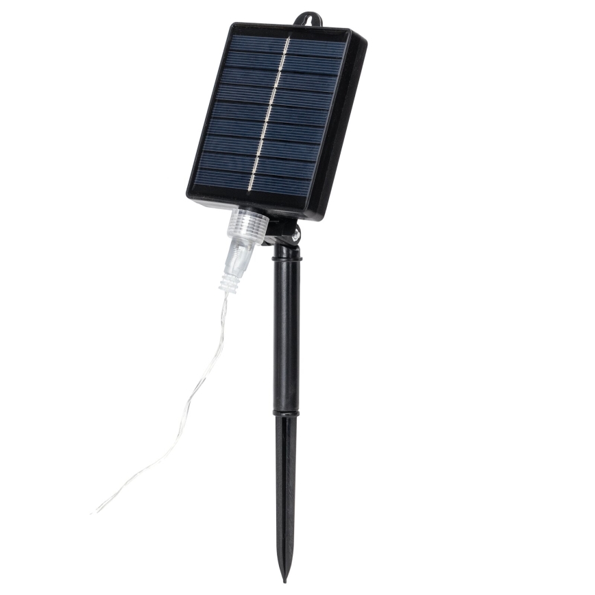 Aigostar - LED solárny vianočný reťaz 192xLED/8m IP65 1200 mAh teplá biela