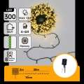 Aigostar - LED Solárny vianočný reťazec 300xLED/8 funkcií 32m IP65 teplá biela 1200 mAh