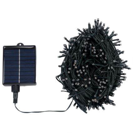 Aigostar - LED solárna vianočná reťaz 500xLED/8 funkcií 52m IP65 viacfarebná 1200 mAh