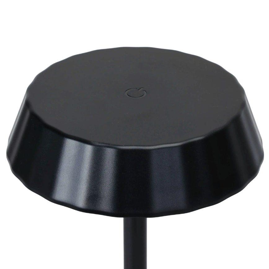 Aigostar - LED Stmievateľná stolná lampa AMBIENT LED/2,4W/5V 3000-6500K čierna 2000 mAh