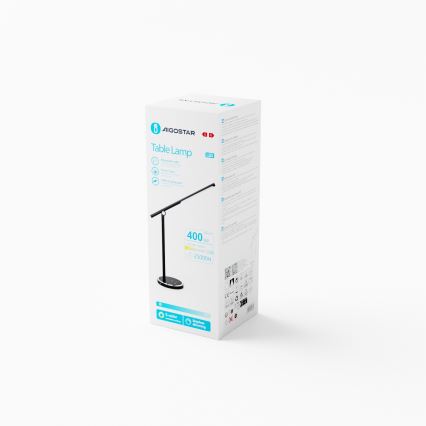 Aigostar - LED Stmievateľná dotyková stolná lampa LED/8W/230V 3000-6000K čierna