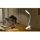 Aigostar - LED Stmievateľná nabíjacia stolná lampa s klipom LED/2,5W/5V biela