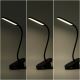 Aigostar - LED Stmievateľná nabíjacia stolná lampa s klipom LED/2,5W/5V čierna