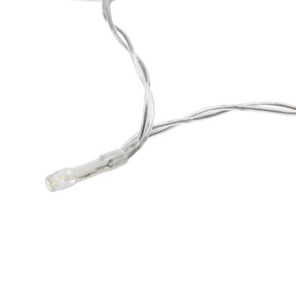 Aigostar - LED stmievateľná vonkajšia vianočná svetelná reťaz s pohybovým senzorom 100xLED/3xAA 12m teplá biela + diaľkové ovládanie