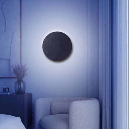 Aigostar - LED Stmievateľné nástenné svietidlo MESH Smart LED/12W/230V 2700-6500K čierna