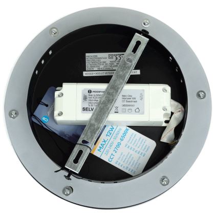 Aigostar - LED Stmievateľné nástenné svietidlo MESH Smart LED/12W/230V 2700-6500K čierna