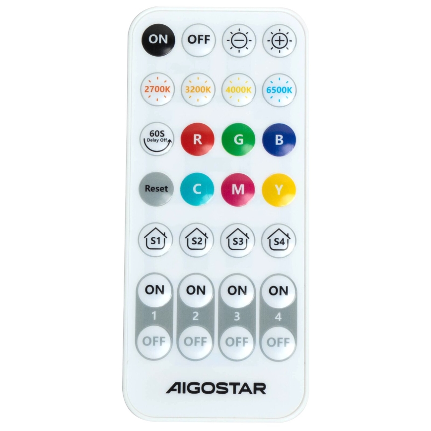 Aigostar - LED Stmievateľné nástenné svietidlo MESH Smart LED/12W/230V 2700-6500K čierna