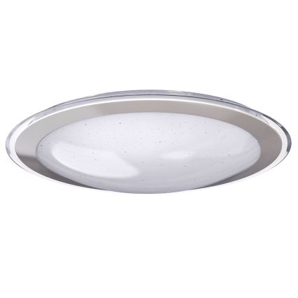 Aigostar - LED Stmievateľné stropné svetlo LED/30W/230V 2700-6500K pr. 42,9 cm chrom + diaľkové ovládanie