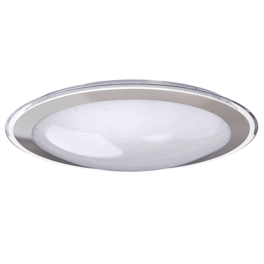 Aigostar - LED Stmievateľné stropné svetlo LED/30W/230V 2700-6500K pr. 42,9 cm chrom + diaľkové ovládanie