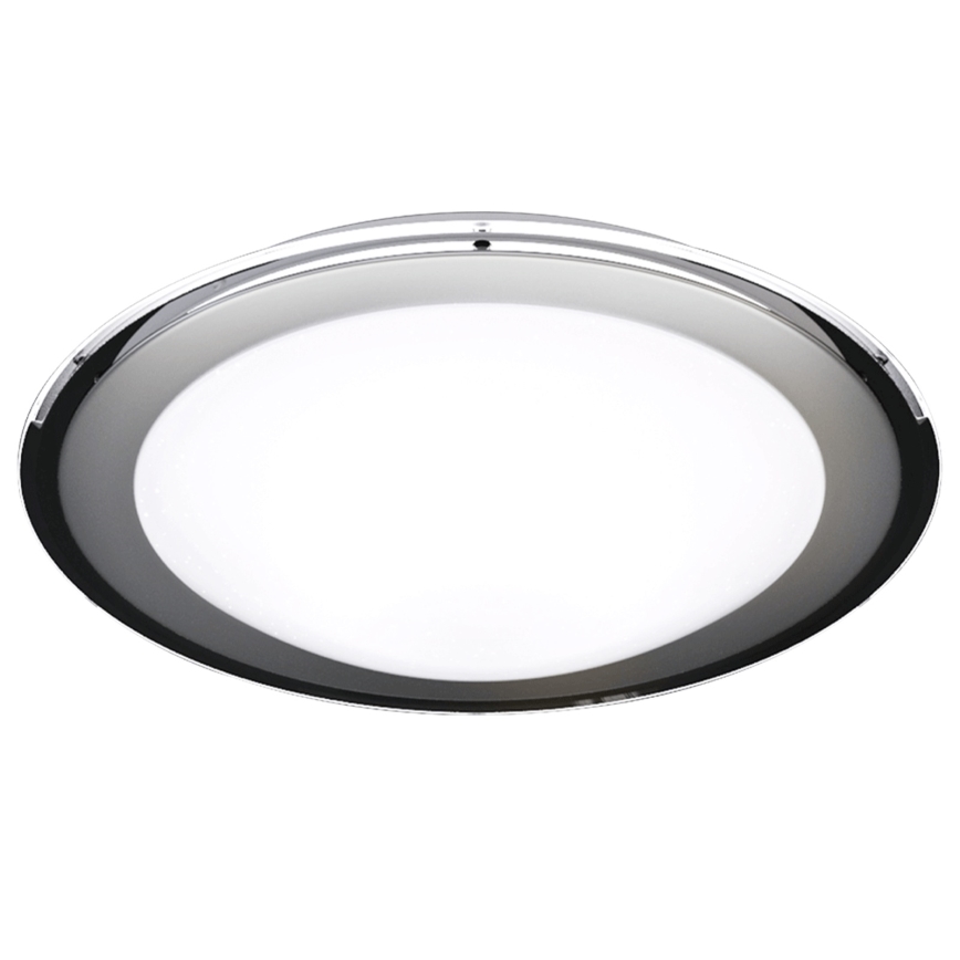 Aigostar - LED Stmievateľné stropné svietidlo LED/60W/230V 2700-6500K pr. 52,7 cm chróm + diaľkové ovládanie