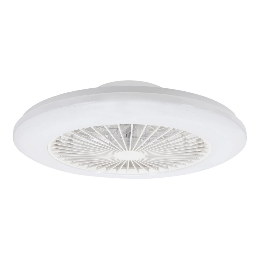 Aigostar - LED Stmievateľné stropné svietidlo s ventilátorom MESH LED/40W/230V 2700-6500K biela + diaľkové ovládanie
