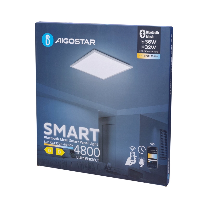 Aigostar - LED Stmievateľný podhľadový panel MESH LED/36W/230V 2700-6500K 60x60 cm