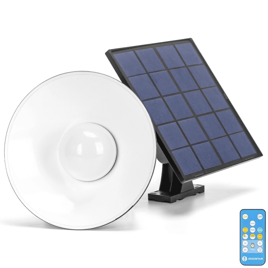 Aigostar - LED Stmievateľný solárny luster na lanku LED/3,2V 3000K/4000K/6500K 5000 mAh IP65 + diaľkové ovládanie