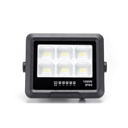 Aigostar - LED Stmievateľný solárny reflektor LED/100W/3,4V IP65 10000 mAh + diaľkové ovládanie