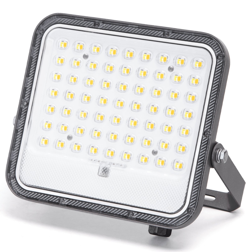 Aigostar - LED Stmievateľný solárny reflektor LED/100W/3,4V 3000/4000/6500K IP66 + diaľkové ovládanie
