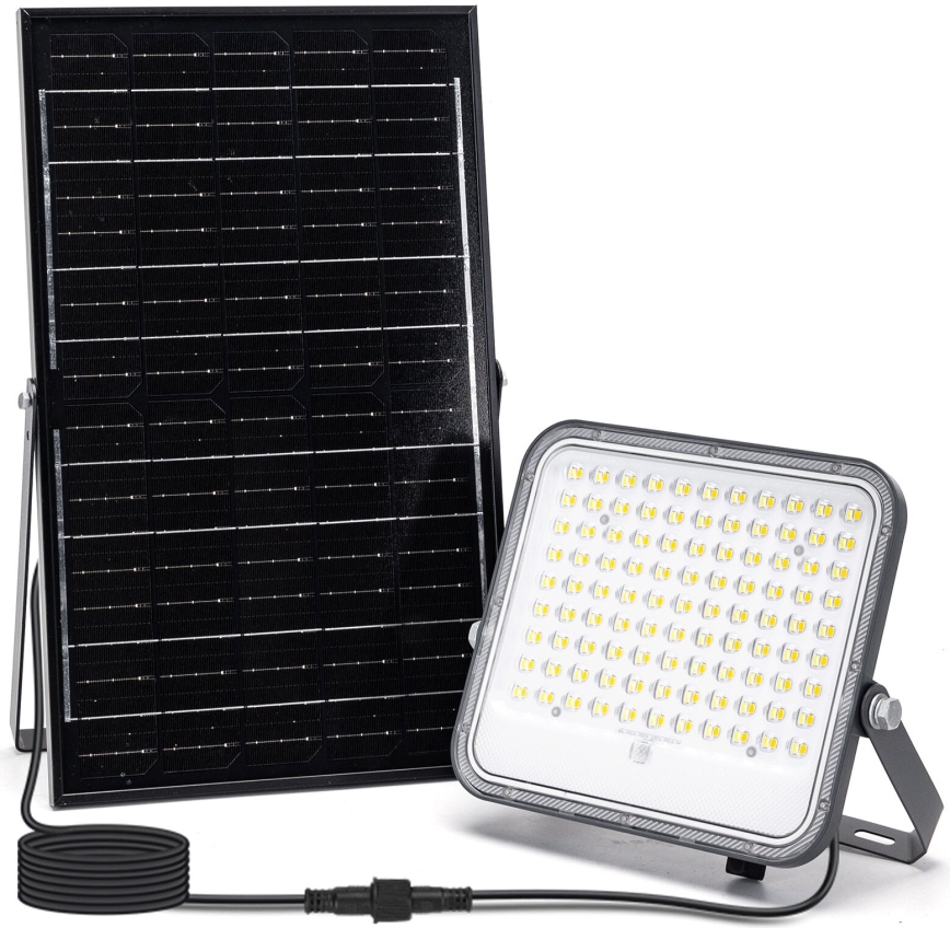 Aigostar - LED Stmievateľný solárny reflektor LED/150W/3,4V 3000/4000/6500K IP66 + diaľkové ovládanie