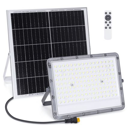 Aigostar - LED Stmievateľný solárny reflektor LED/200W/3,2V IP65 + diaľkové ovládanie