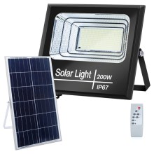Aigostar - LED Stmievateľný solárny reflektor LED/200W/3,2V IP67 + DO