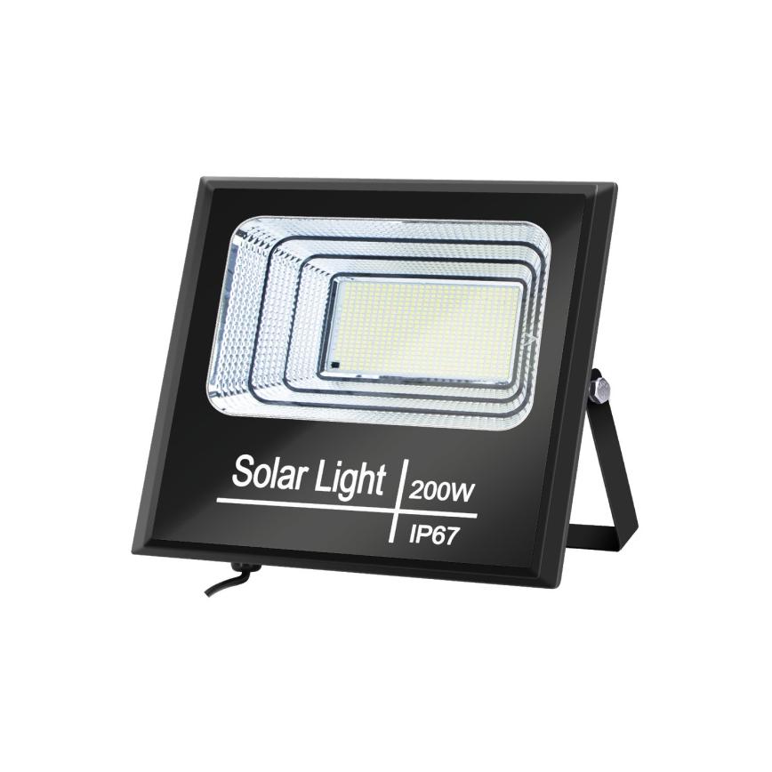 Aigostar - LED Stmievateľný solárny reflektor LED/200W/3,2V IP67 + diaľkové ovládanie