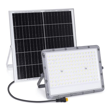 Aigostar - LED Stmievateľný solárny reflektor LED/200W/3,4V IP65 + diaľkové ovládanie