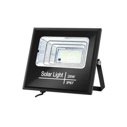 Aigostar - LED Stmievateľný solárny reflektor LED/25W/3,2V IP67 + diaľkové ovládanie