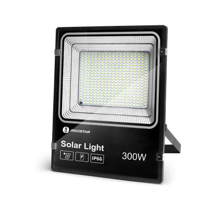 Aigostar - LED Stmievateľný solárny reflektor LED/300W/3,2V IP66 25000 mAh + diaľkové ovládanie