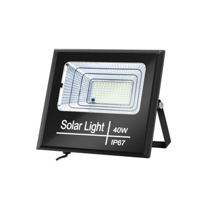Aigostar - LED Stmievateľný solárny reflektor LED/40W/3,2V IP67 2000 mAh + DO