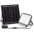 Aigostar - LED stmievateľný solárny reflektor LED/50W/3,4V 3000/4000/6500K IP66 4000 mAh + diaľkové ovládanie