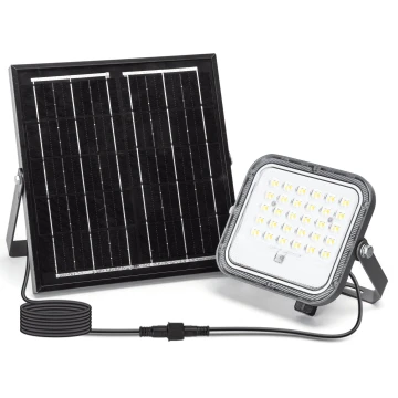 Aigostar - LED stmievateľný solárny reflektor LED/50W/3,4V 3000/4000/6500K IP66 4000 mAh + diaľkové ovládanie