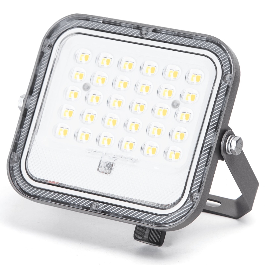 Aigostar - LED Stmievateľný solárny reflektor LED/50W/3,4V 3000/4000/6500K IP66 4000 mAh + diaľkové ovládanie