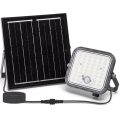 Aigostar - LED stmievateľný solárny reflektor so senzorom LED/80W/3,4V 6500K IP66 4000 mAh + diaľkové ovládanie
