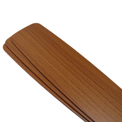 Aigostar - LED Stmievateľný stropný ventilátor LED/20W/230V 2700-6500K 132cm hnedá + diaľkové ovládanie