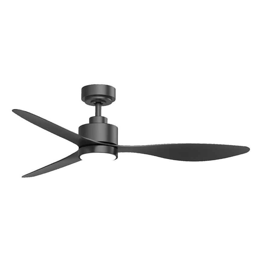 Aigostar - LED Stmievateľný stropný ventilátor LED/20W/230V 2700-6500K 132cm čierna + diaľkové ovládanie