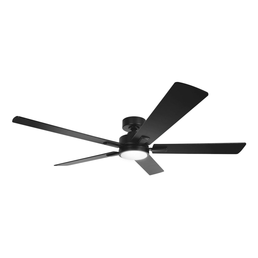 Aigostar - LED Stmievateľný stropný ventilátor LED/20W/230V 2700-6500K 132cm čierna + diaľkové ovládanie