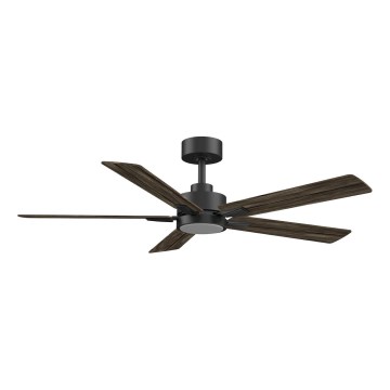Aigostar - LED Stmievateľný stropný ventilátor LED/20W/230V 2700-6500K 132cm hnedá + diaľkové ovládanie