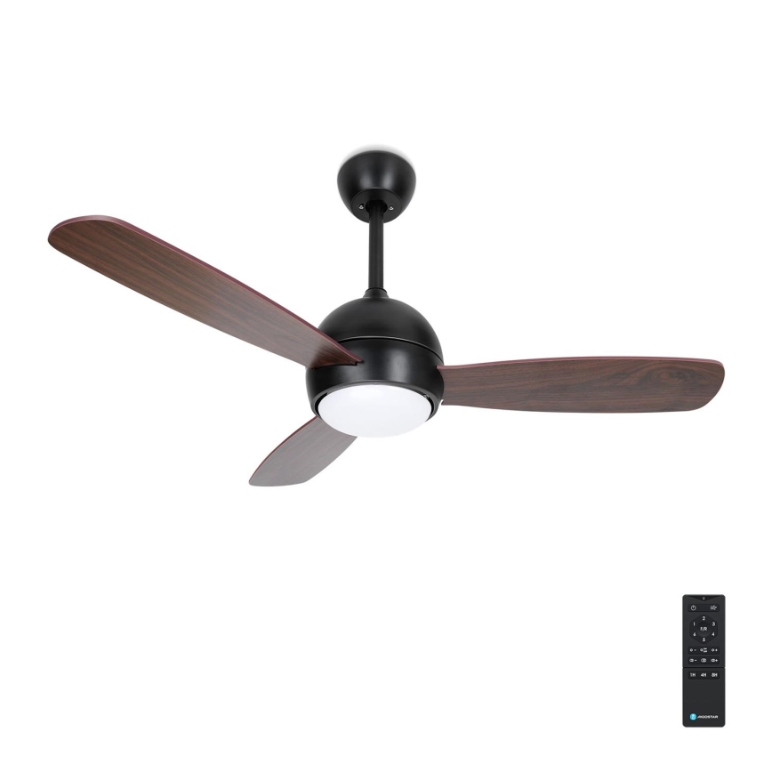 Aigostar - LED Stmievateľný stropný ventilátor LED/24W/230V 2700-6500K 106,6 cm + diaľkové ovládanie