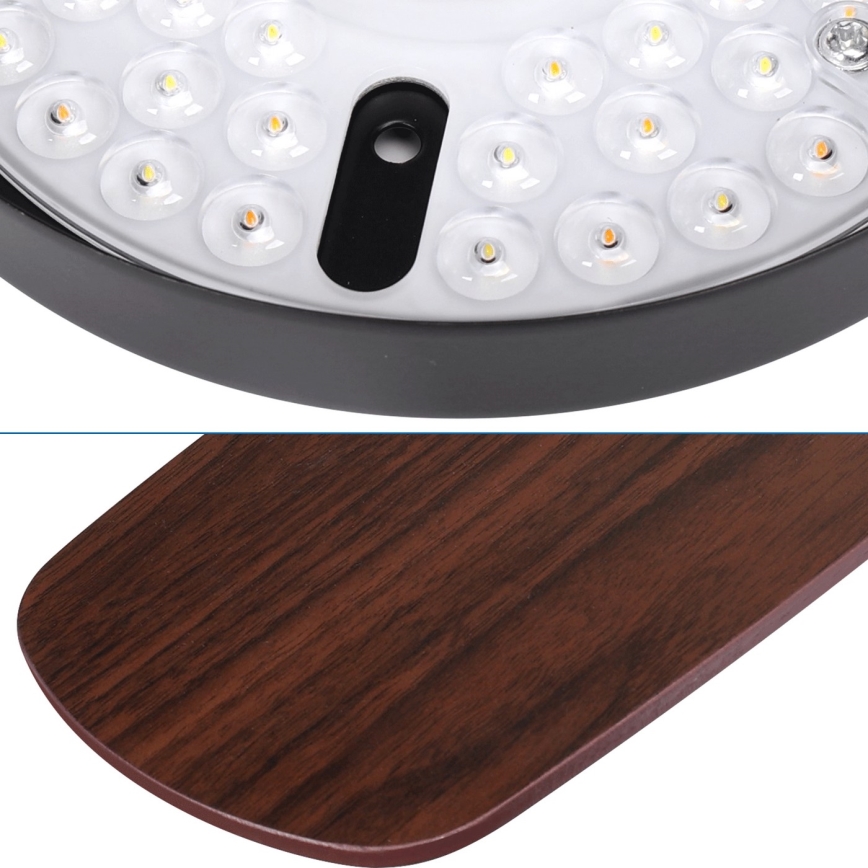 Aigostar - LED Stmievateľný stropný ventilátor LED/24W/230V 2700-6500K 106,6 cm + diaľkové ovládanie
