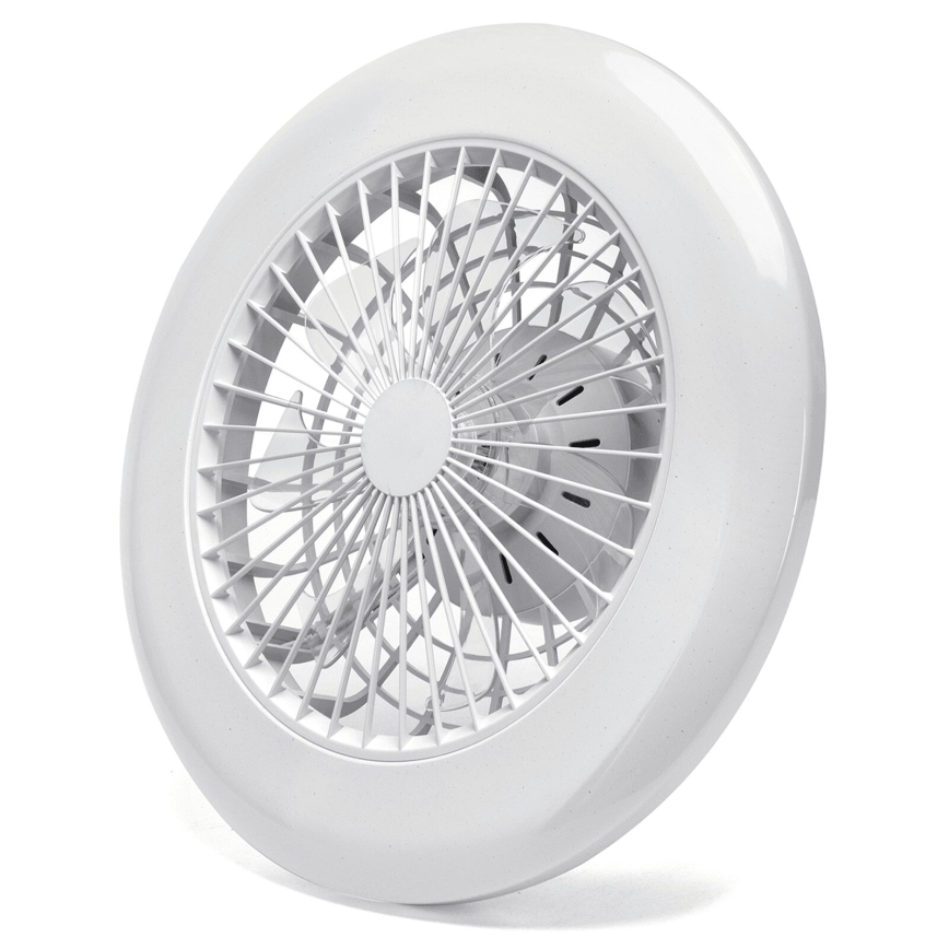 Aigostar - LED Stmievateľný stropný ventilátor LED/40W/230V 2700-6500K pr. 49 cm + diaľkové ovládanie biela