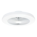 Aigostar - LED Stmievateľný stropný ventilátor LED/40W/230V 2700-6500K pr. 48 cm + diaľkové ovládanie biela