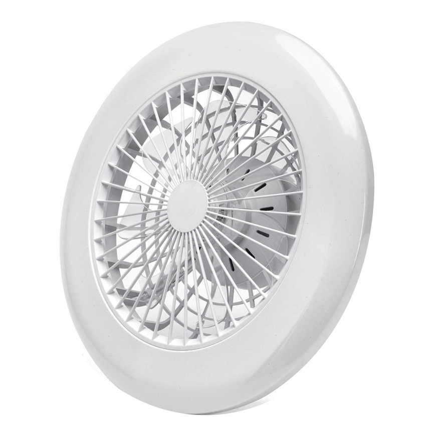 Aigostar - LED Stmievateľný stropný ventilátor LED/40W/230V 2700-6500K pr. 49 cm + diaľkové ovládanie biela