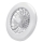 Aigostar - LED Stmievateľný stropný ventilátor LED/40W/230V 2700-6500K pr. 49 cm + diaľkové ovládanie biela