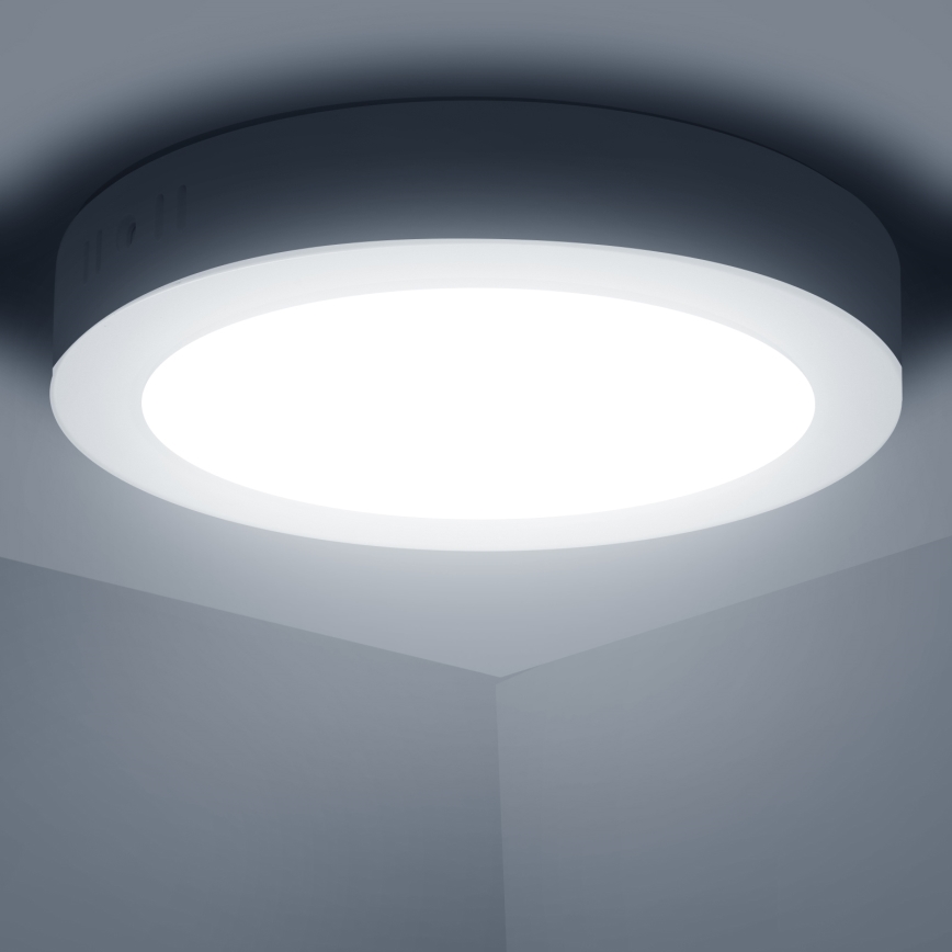 Aigostar - LED Stropné prisadené svietidlo LED/12W/230V pr. 17,4 cm 6500K biela