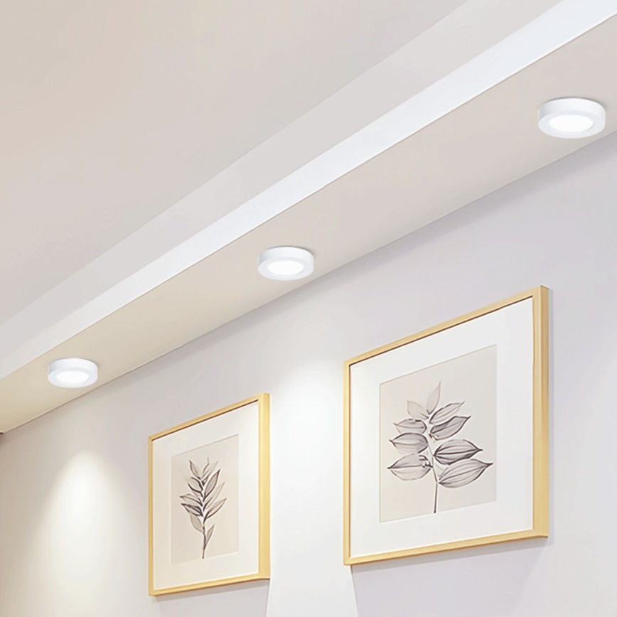 Aigostar - LED Stropné prisadené svietidlo LED/12W/230V pr. 17,4 cm 6500K biela