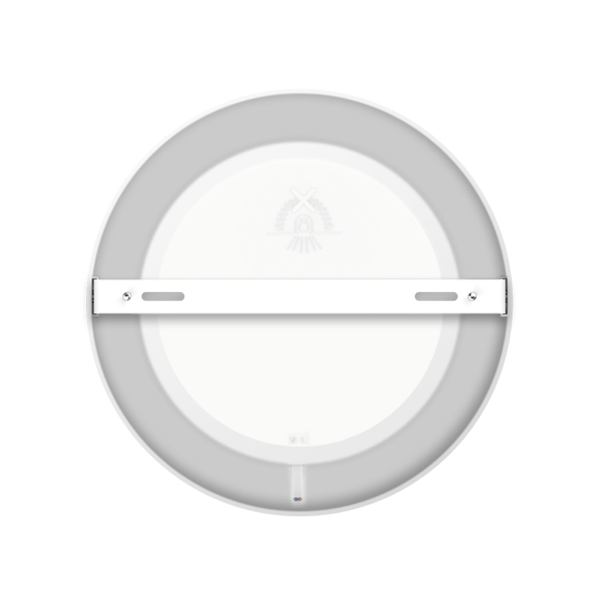 Aigostar - LED Stropné prisadené svietidlo LED/12W/230V pr. 17,4 cm 6500K biela