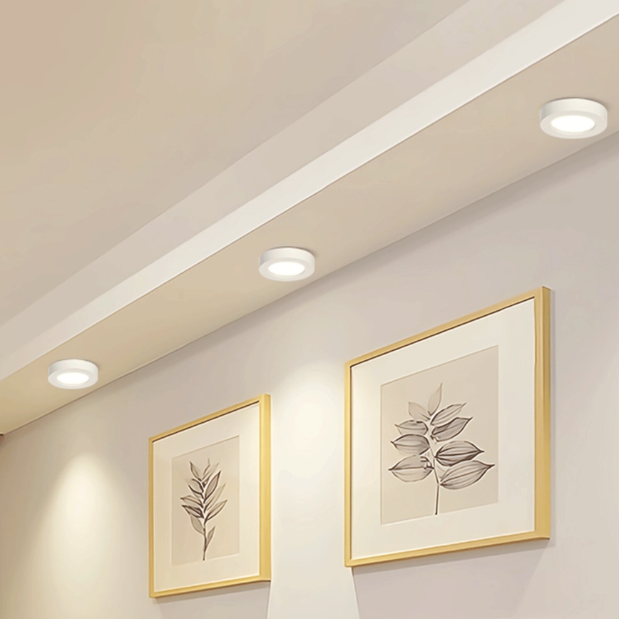 Aigostar - LED Stropné prisadené svietidlo LED/18W/230V pr. 22,6 cm 4000K biela
