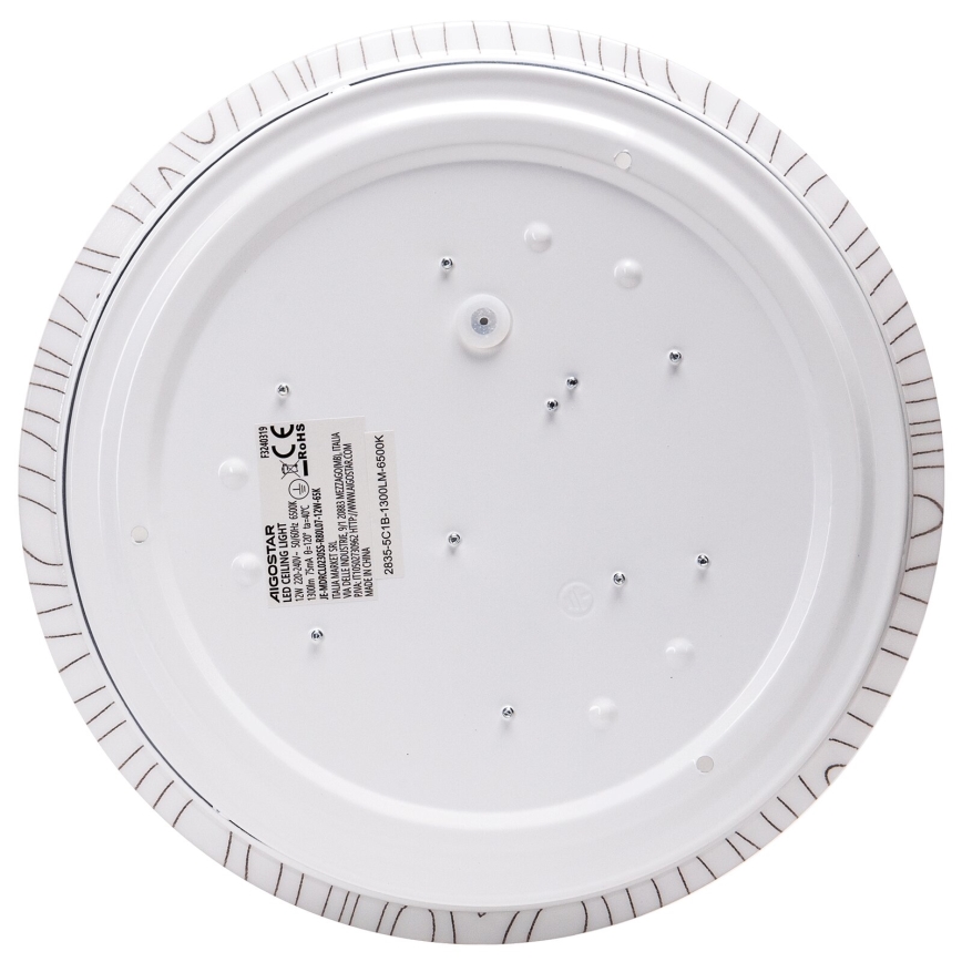 Aigostar - LED Stropné svietidlo LED/12W/230V 6500K pr. 26cm