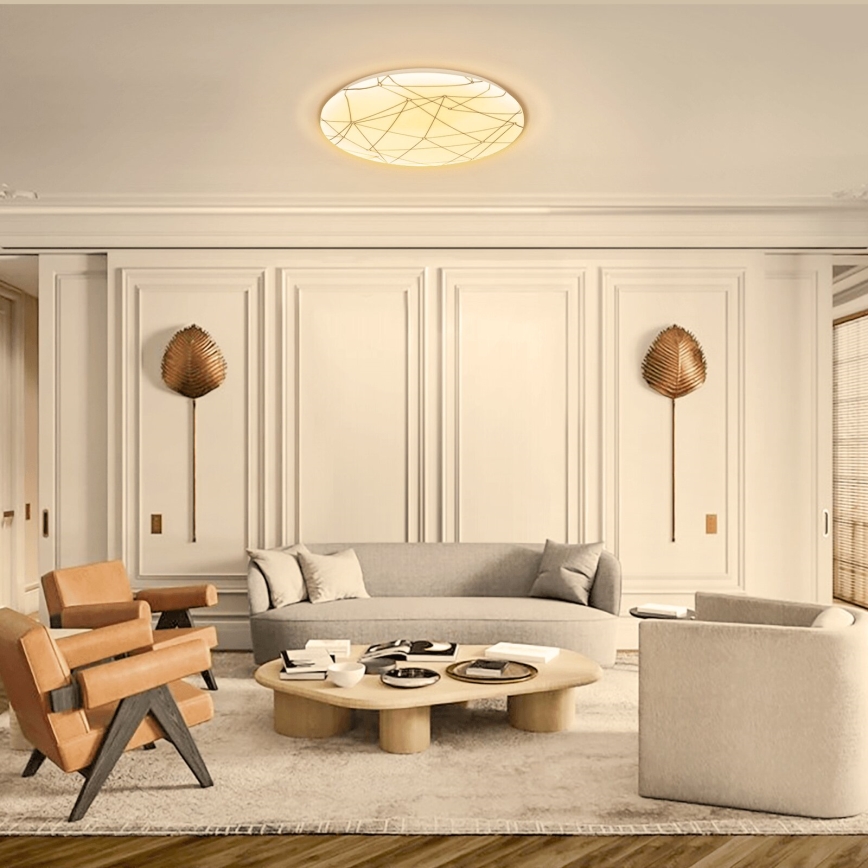 Aigostar - LED Stropné svietidlo LED/36W/230V 3000K pr. 38cm