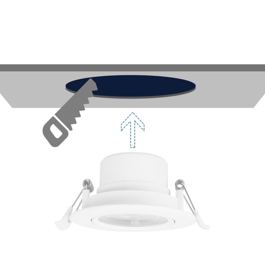 Aigostar - LED Stropné svietidlo LED/5W/230V 6500K pr. 8,5 cm biele