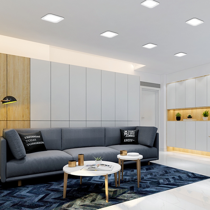 Aigostar - LED Stropné svietidlo LED/6W/230V 6500K 12x12 cm biele