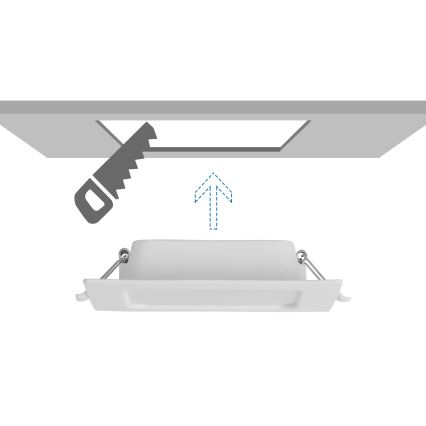 Aigostar - LED Stropné svietidlo LED/6W/230V 6500K 12x12 cm biele